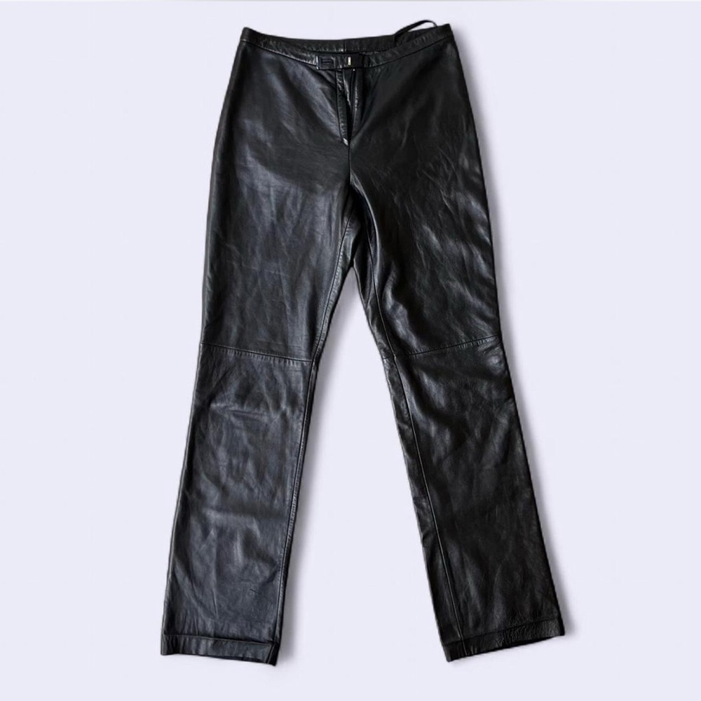 Brooks Brothers Vintage 90s Genuine Leather Pants